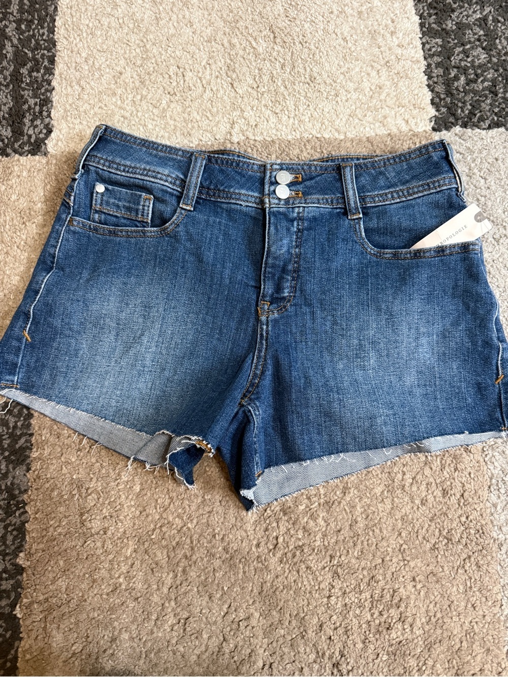 Pilcro Women’s Mid-rise Micro Denim Shorts in Huntington Wash - Size 27